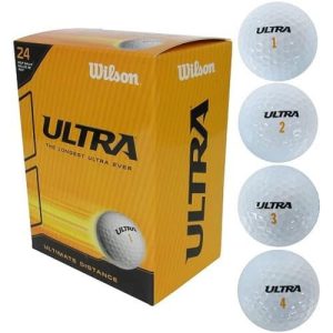 Golfball Wilson Golfbälle Ultra, weiß, 24er Pack - golfball wilson golfbaelle ultra weiss 24er pack