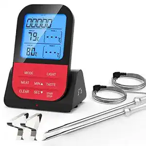 Grillthermometer funk mixcmax grillthermometer kabellos