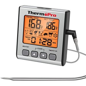 Grillthermometer (Funk) ThermoPro Digitales Grill-Thermometer - grillthermometer funk thermopro digitales grill thermometer
