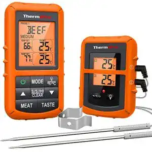 Grillthermometer funk thermopro tp20 digital funk bratenthermometer
