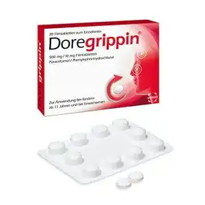 Grippemittel doregrippin tabletten 20 filmtabletten