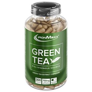 Grüner-Tee-Kapseln IronMaxx Green Tea - 300 Kapseln - gruener tee kapseln ironmaxx green tea 300 kapseln
