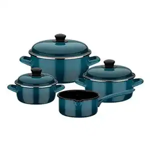Gsw toepfe gsw 190107 kochtopf set blue shadow 7 tlg