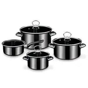 GSW-Töpfe - gsw toepfe gsw kochtopf set profi black star hochwertig