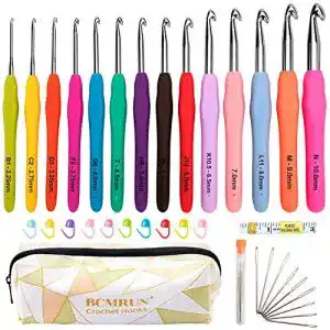 Haekelnadeln bcmrun haekelhaken set 14 stueck bunte