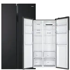 Haier side by side haier hsr3918enpb side by side im modernen design