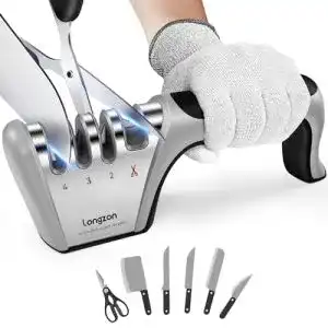 Hand messerschaerfer longzon messerschaerfer 4 stufen manuell