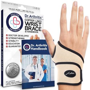 Bandagem de pulso Fitness Dr. Artrite projetada por médicos