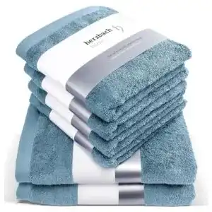 Handtuecher herzbach home set 100 baumwolle weich