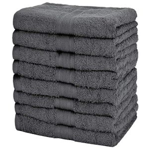 Paquete de 8 toallas NatureMark de rizo 50x100 cm, algodón