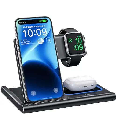 3-in-1 Ladestation für Apple Watch und iPhone