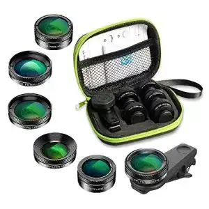 Handy objektiv apexel 6 in 1 kit super 205 fischaugenobjektiv