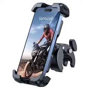 Handyhalterung fuer das motorrad lamicall handyhalterung motorrad