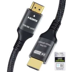 HDMI-2.1-Kabel Adauxter Zertifiziertes HDMI 2.1 Kabel 8K 2m
