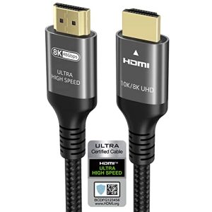 HDMI-2.1-Kabel Ubluker 10K 8K 4k HDMI 2.1 Kabel 2m, Zertifiziert
