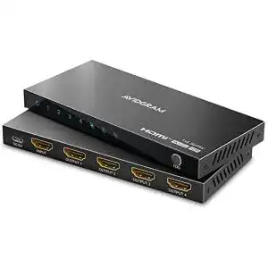 Hdmi splitter avidgram hdmi splitter 1 in 4 out 4k 60hz 444