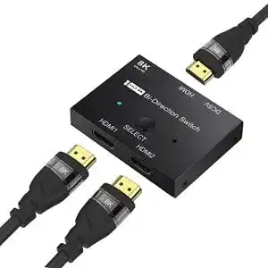 Hdmi splitter cabledeconn hdmi 2 1 ultra 8k hd bi directional