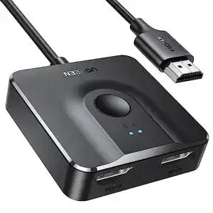 Hdmi splitter ugreen hdmi switch 4k 60hz hdmi splitter 2 in 1