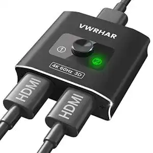 Hdmi splitter vwrhar hdmi splitter hdmi switch 4k60hz