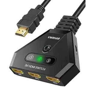 Hdmi splitter vwrhar hdmi verteiler hdmi switch 4k uhd hdr