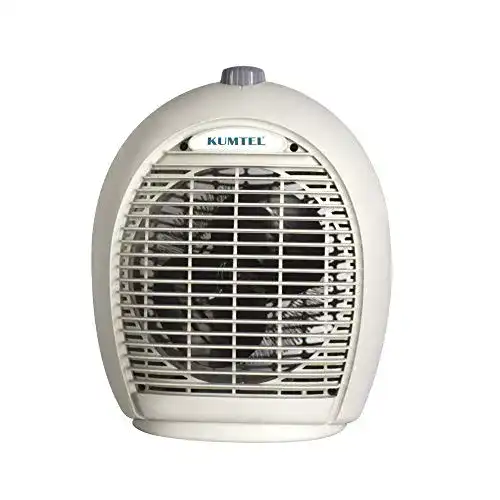 Kumtel Heizlüfter 2000W mit drei Leistungsstufen für verschiedene Räume