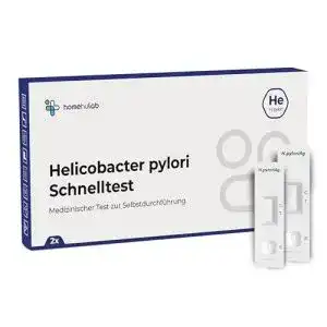 Helicobactertest homehulab 2x helicobacter pylori schnelltest