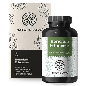 Hericium Nature Love ® Erinaceus 180 Kapseln hochdosiert - hericium nature love erinaceus 180 kapseln hochdosiert