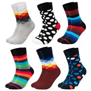 Herrensocken occulto bunte socken fuer herren 6 paar