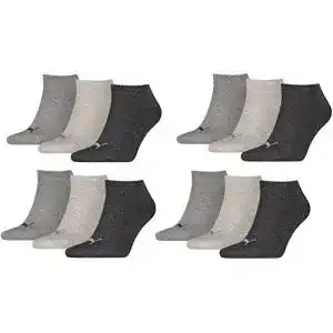 Herrensocken puma unisex sneaker sportsocken 12 x paket