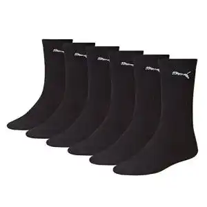 Herrensocken puma unisex sportsocken cush crew 6p