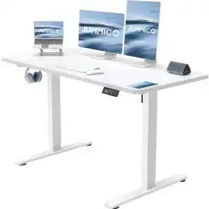 Hoehenverstellbarer schreibtisch jummico 120x60 cm schreibtisch