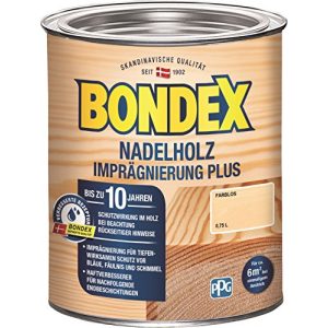 Holzgrundierung Bondex Imprägnierung Plus 2,5L Holzschutz - holzgrundierung bondex impraegnierung plus 25l holzschutz