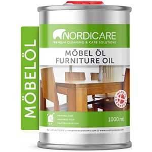 Holzöl Nordicare Möbelöl [1L] zur Pflege farblos für Eiche - holzoel nordicare moebeloel 1l zur pflege farblos fuer eiche
