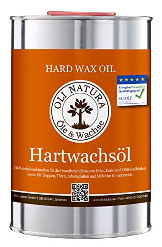 Holzöl OLI NATURA Öle & Wachse OLI-NATURA Hartwachsöl, geprüft