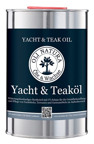Holzöl OLI NATURA Öle & Wachse OLI-NATURA Yacht & Teaköl 1 Liter