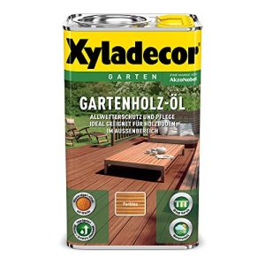 Holzöl Xyladecor Gartenholz-öl 2,5 Liter, Natur Farblos - holzoel xyladecor gartenholz oel 25 liter natur farblos