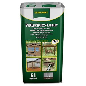 Holzschutzfarbe Ultrament Vollschutz-Lasur 7-in-1, palisander