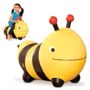 Huepftier b toys biene mit handpumpe 49cm