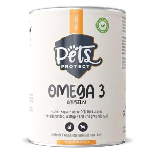 Hunde-Ergänzungsfutter Pets PROTECT Omega-3 Kapseln - hunde ergaenzungsfutter pets protect omega 3 kapseln