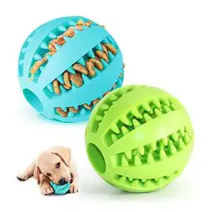 Hunde intelligenzspielzeug ancosoo 2 hundespielzeug ball naturgummi