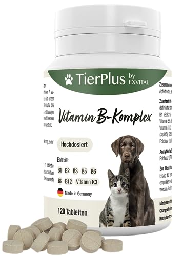 Hunde-Vitamine EXVital Tierplus Vitamin B Komplex für Hunde