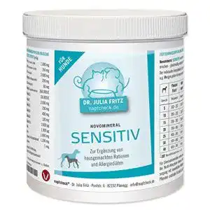 Hunde vitamine napfcheck novomineral sensitiv mineralien