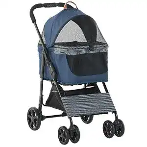Hundebuggy pawhut 2 in 1 transporttasche katzenbuggy