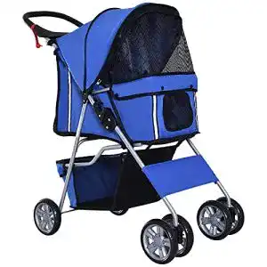 Hundebuggy pawhut hundewagen pet hunde buggy stroller 1