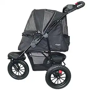 Hundebuggy petique chinook schwarz luxurioeser