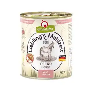 Hundefutter pferd granatapet lieblings mahlzeit pferd pur 6 x