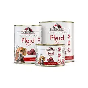 Hundefutter Pferd Pur Tackenberg – Getreidefreies Nassfutter in Dose