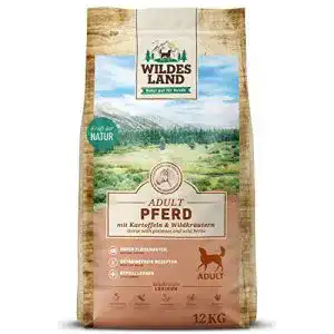Hundefutter pferd wildes land nr 3 pferd 12 kg mit kartoffeln