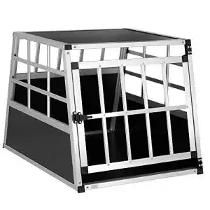 Hundetransportbox alu cadoca minium hundebox kofferraum robust