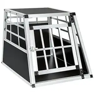 Hundetransportbox alu tectake alu hundetransportbox